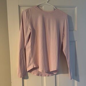 Lululemon Athletica Soft Pink Crew Neck Top